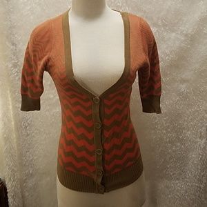 Short sleeve cardigan